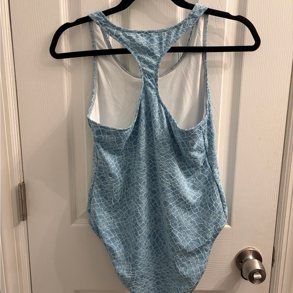 Swartley West Light Blue Women's One-Piece Swimsuit - Made in USA - Picture 4 of 8